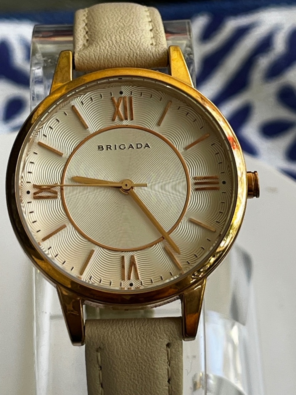 Ladies Brigada All Stainless Steel 3ATM Water Resistant Watch 34mm New battery